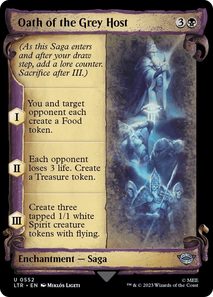 Oath of the Grey Host [The Lord of the Rings: Tales of Middle-Earth Showcase Scrolls] Foil