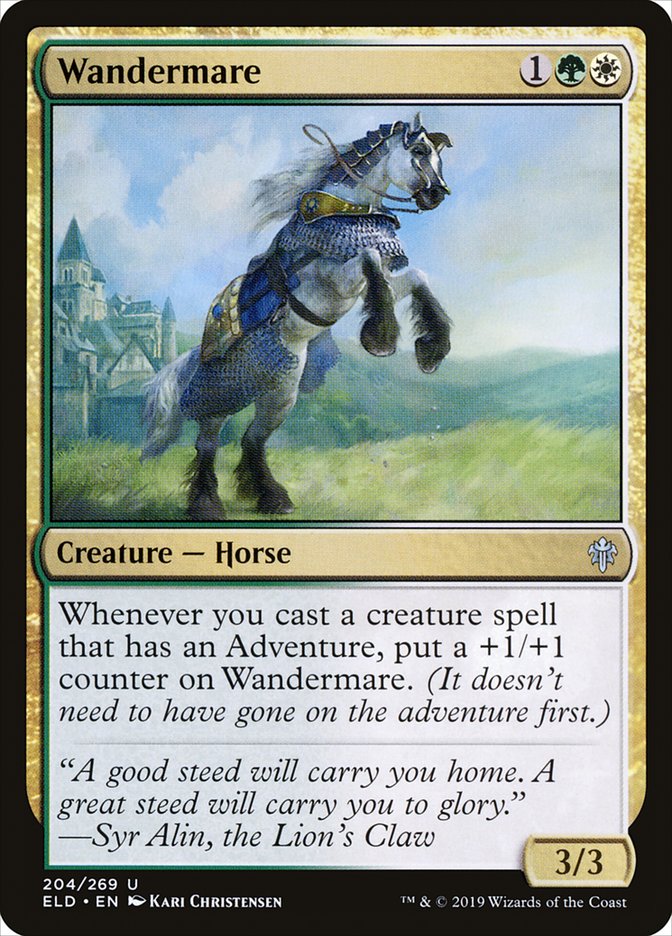 Wandermare 204/269 (Throne of Eldraine)  - Foil