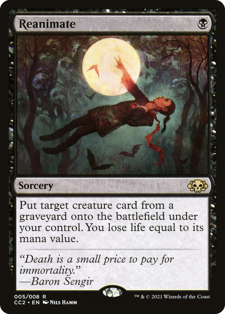 Reanimate [Commander Collection: Black] Foil