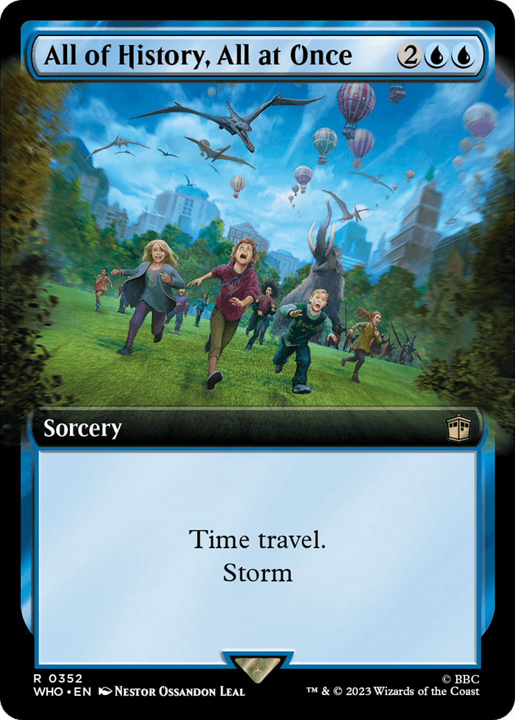 All of History, All at Once (Extended Art) [Doctor Who] Foil