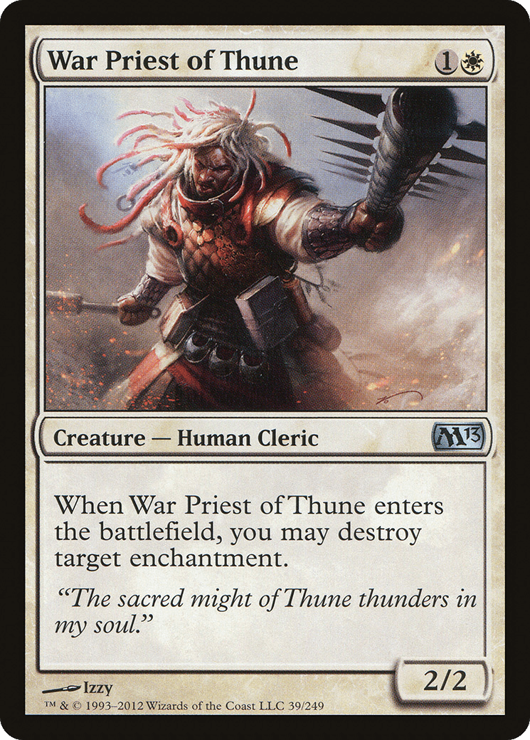 War Priest of Thune [Magic 2013] Foil