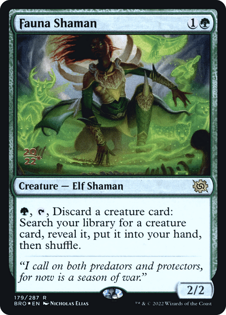 Fauna Shaman [The Brothers' War Prerelease Promos]