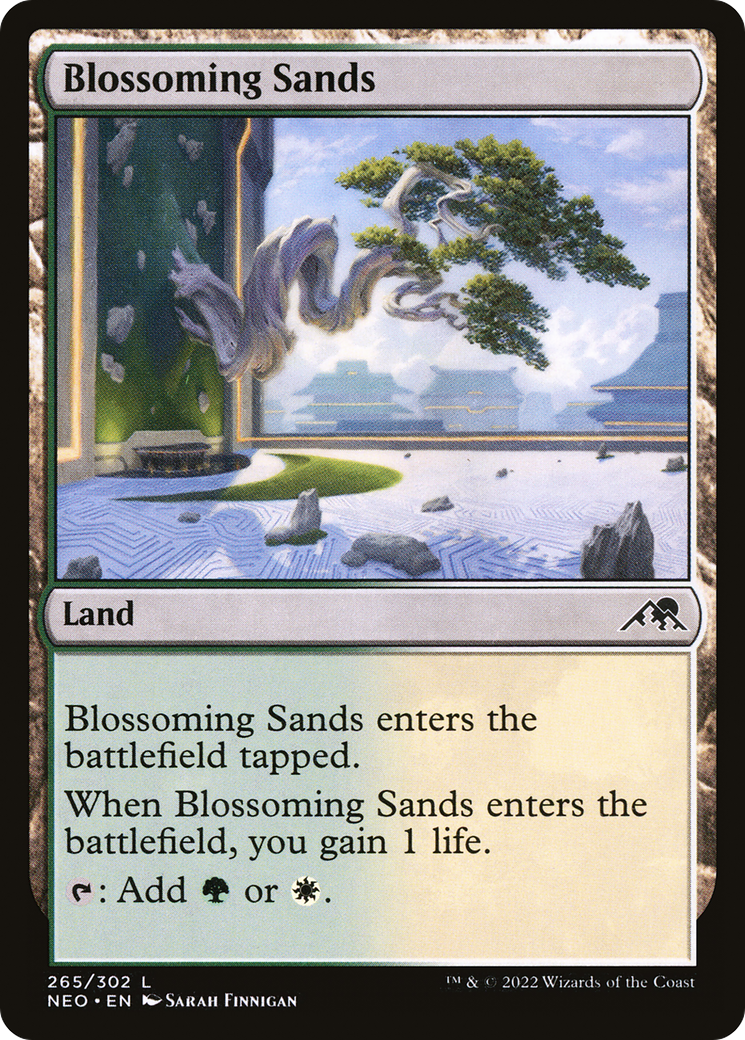 Blossoming Sands [Kamigawa: Neon Dynasty] Foil