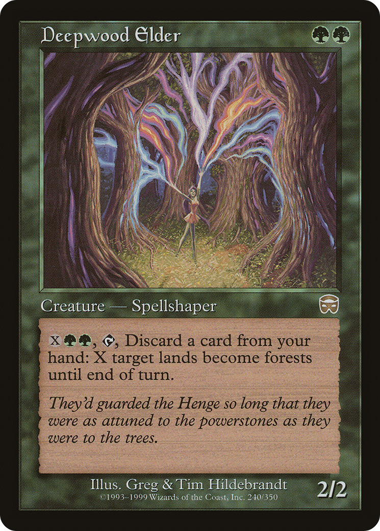 Deepwood Elder [Mercadian Masques] Foil