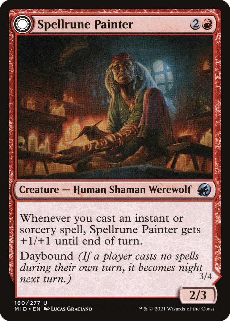Spellrune Painter // Spellrune Howler [Innistrad: Midnight Hunt] Foil