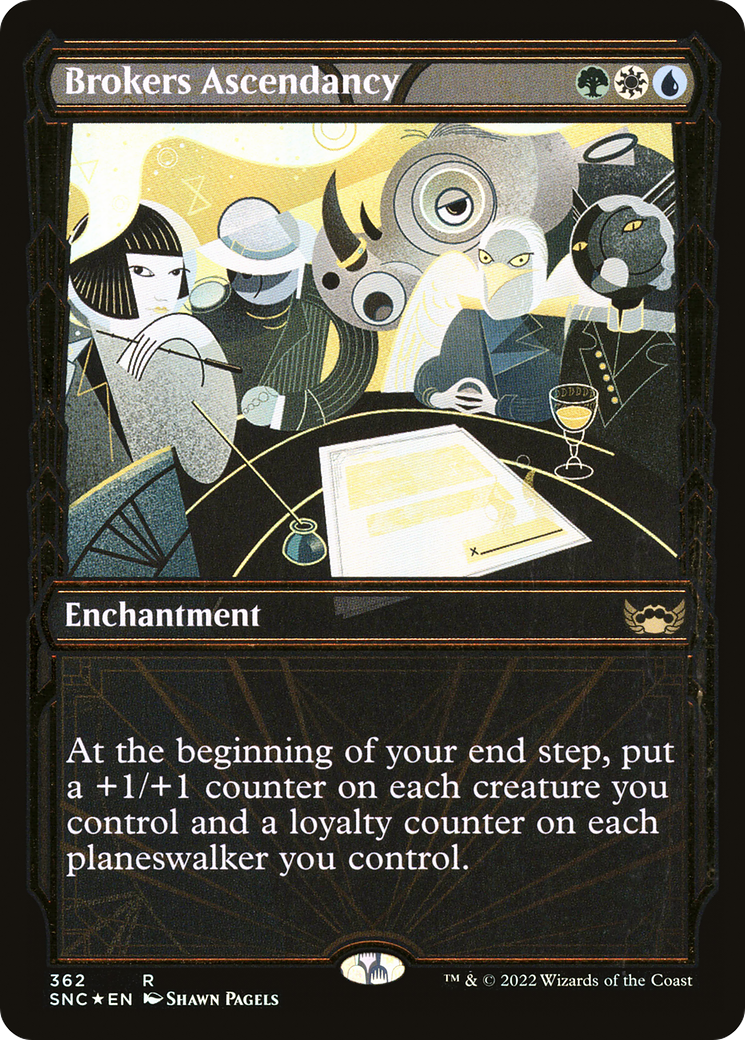 Brokers Ascendancy (SNC-362) - Streets of New Capenna: (Showcase) Foil