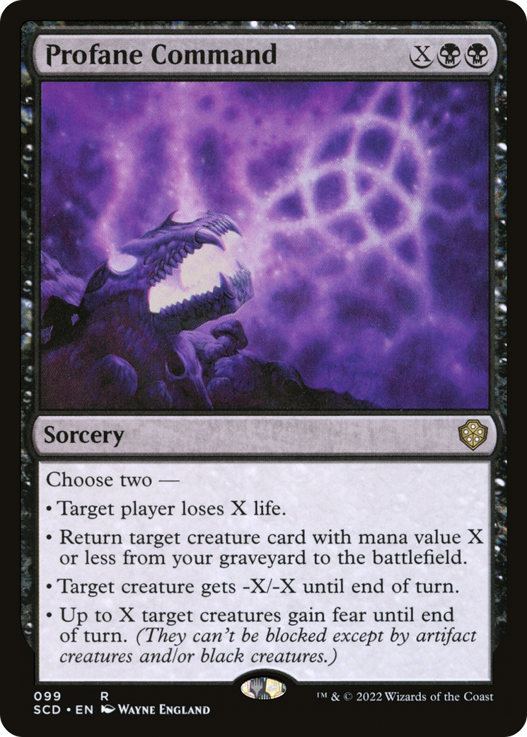 Profane Command [Starter Commander Decks]