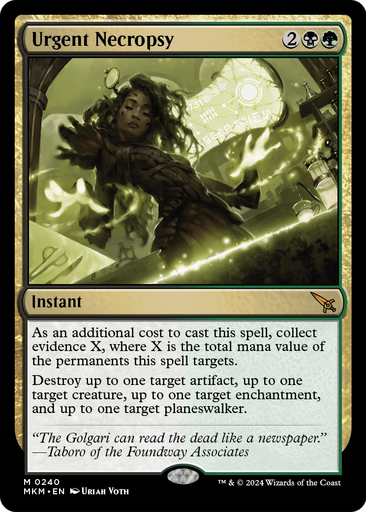Urgent Necropsy [Murders at Karlov Manor] Foil