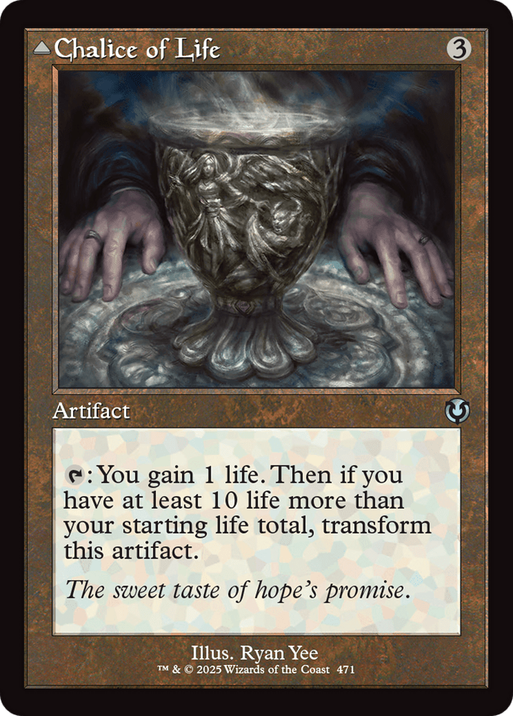 Chalice of Life (Retro Frame) (-471) [Innistrad Remastered]  Foil