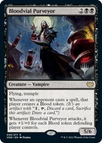 Bloodvial Purveyor (Promo Pack) [Innistrad: Crimson Vow Promo Pack] Foil