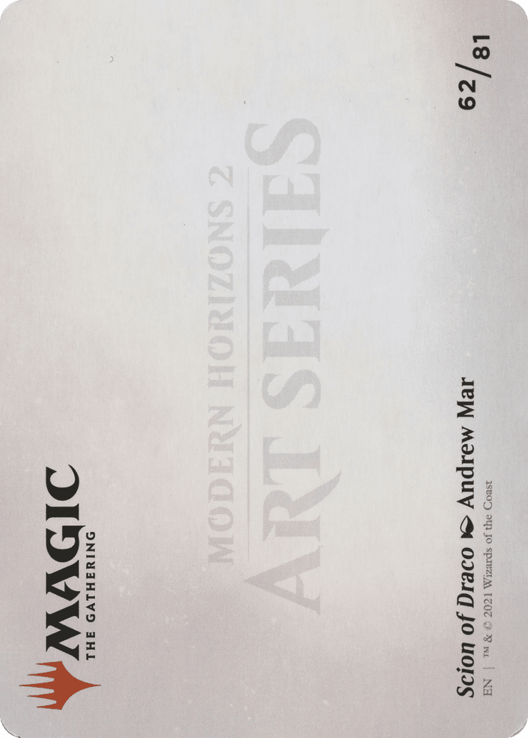 Scion of Draco // Scion of Draco (AMH2-062) - Modern Horizons 2 Art Series (Borderless)