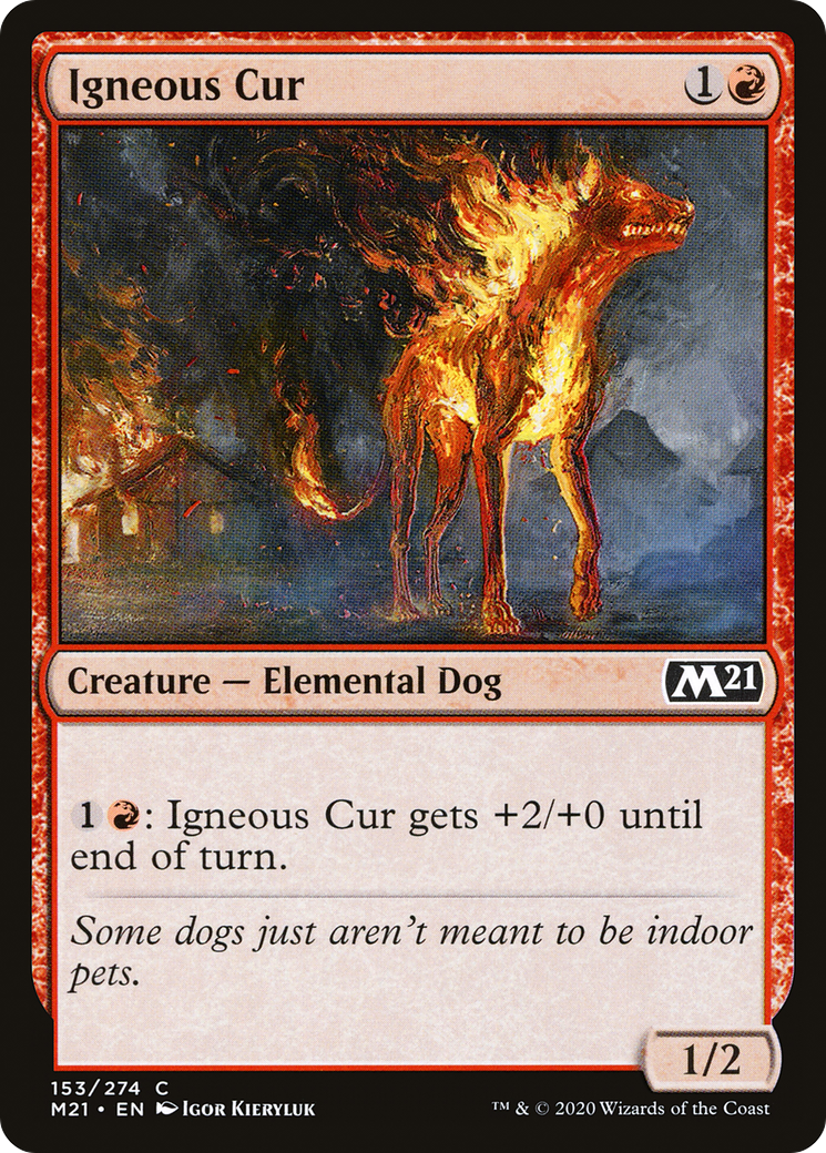 Igneous Cur [Core Set 2021] Foil