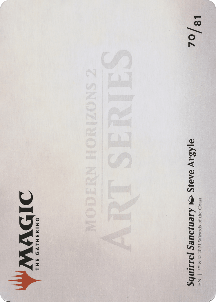 Squirrel Sanctuary // Squirrel Sanctuary (AMH2-070) - Modern Horizons 2 Art Series (Borderless) Foil