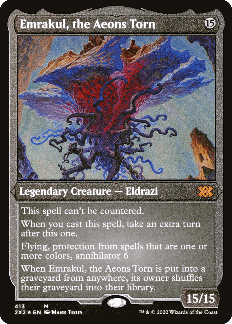Emrakul, the Aeons Torn (Foil Etched) |  Foil (413) [Double Masters 2022]