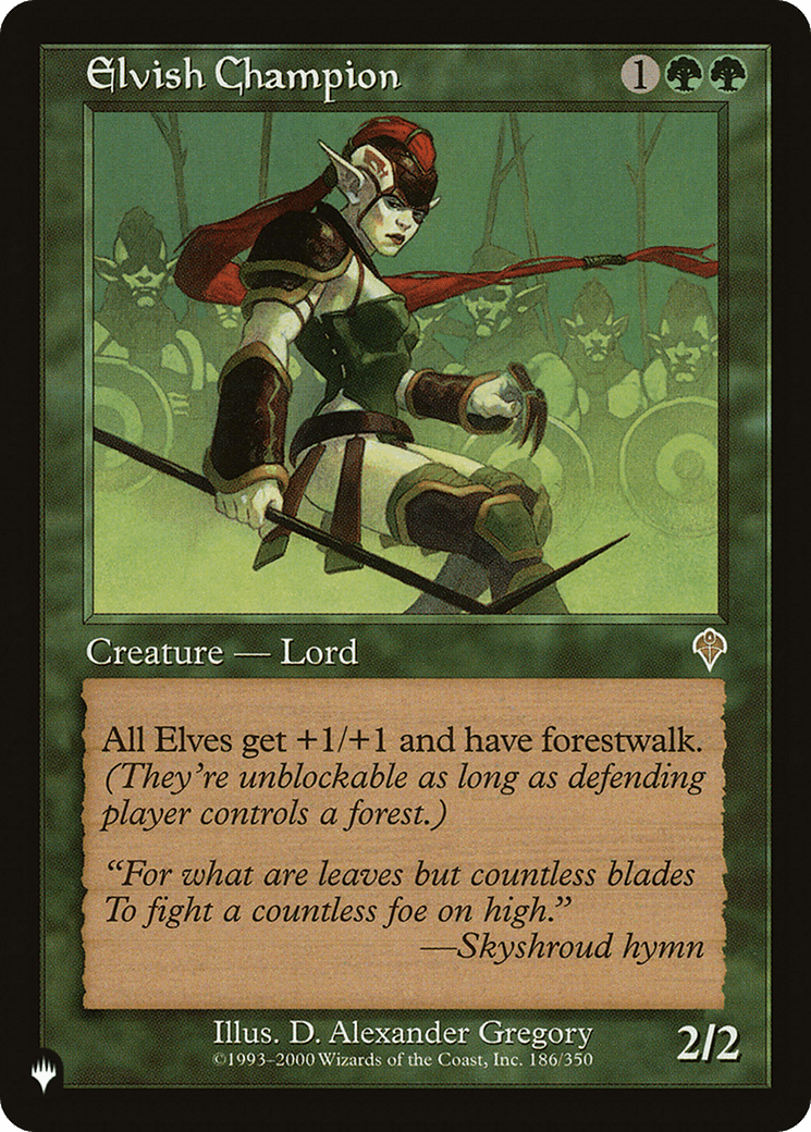 Elvish Champion |  (INV-186) [The List]