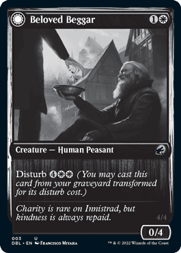 Beloved Beggar // Generous Soul [Innistrad: Double Feature] Foil