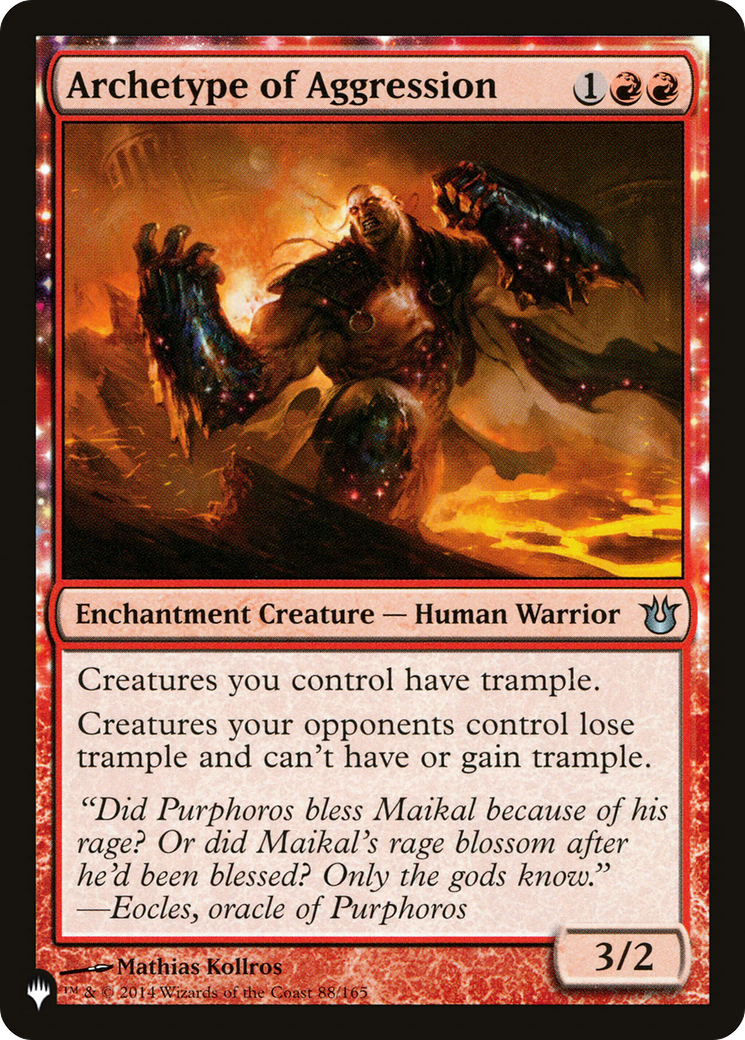 Archetype of Aggression |  (BNG-88) [The List]