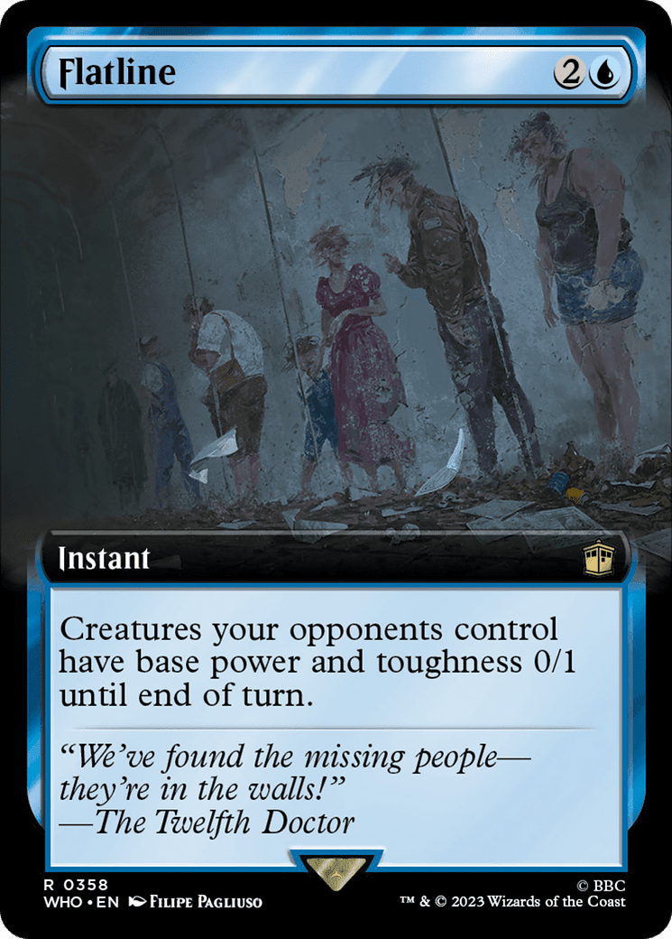 Flatline (Extended Art) [Doctor Who] Foil