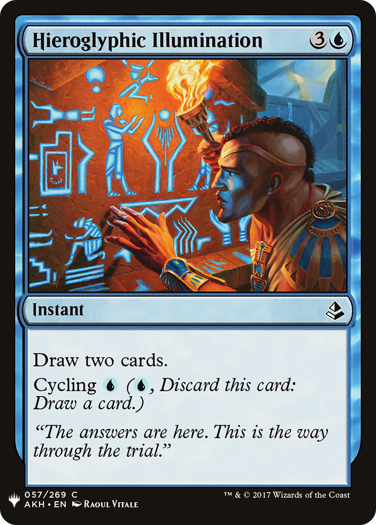Hieroglyphic Illumination |  (AKH-57) [The List]