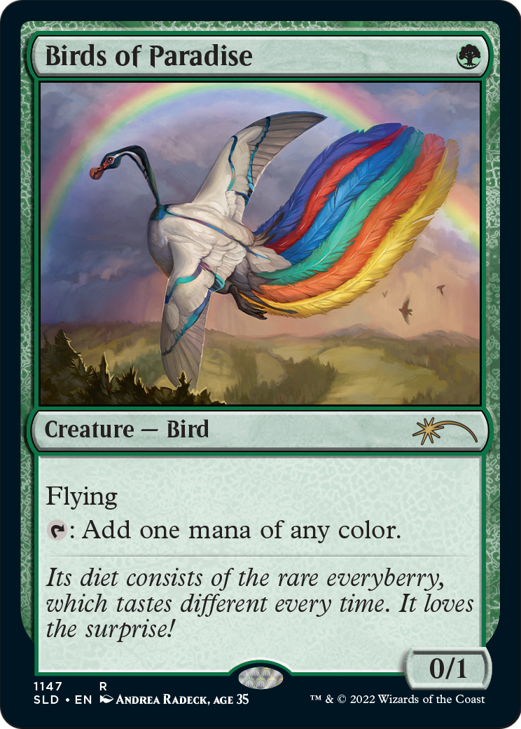 Birds of Paradise (1147) [Secret Lair Drop Series] Foil