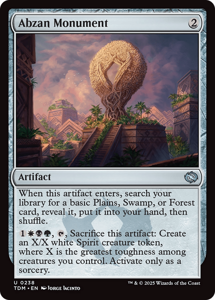 Abzan Monument (238) [Tarkir: Dragonstorm]  Foil