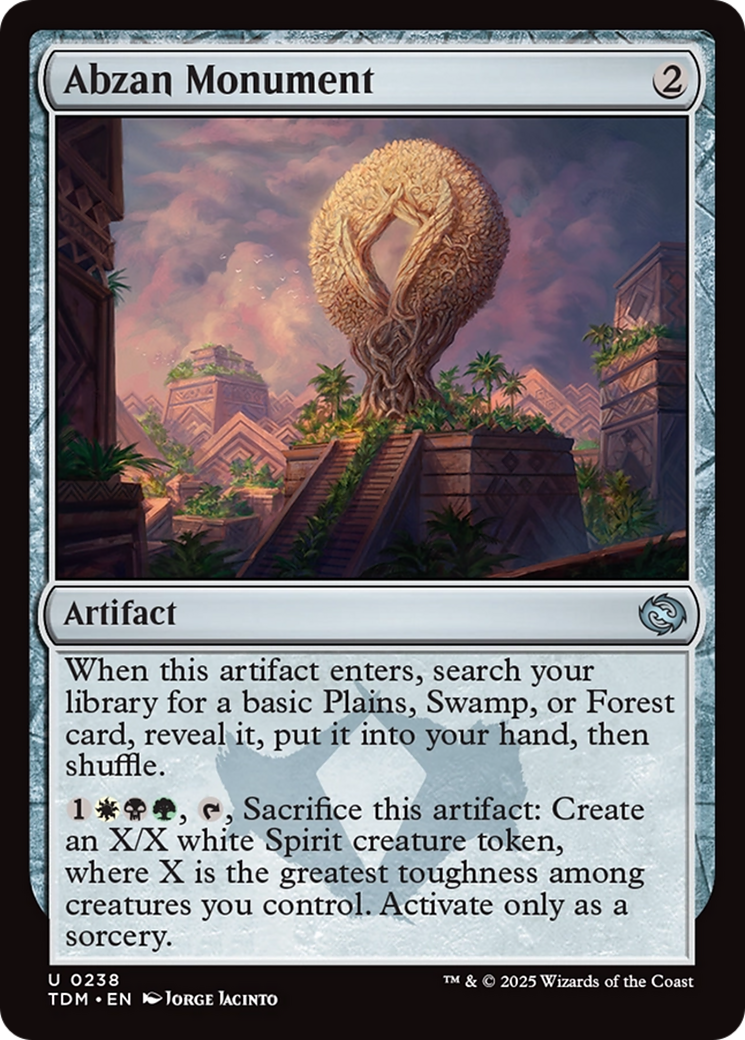 Abzan Monument (238) [Tarkir: Dragonstorm]  Foil