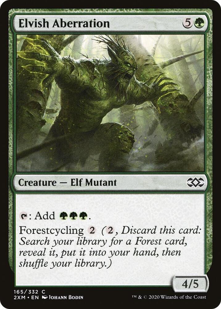 Elvish Aberration 165/332 (Double Masters)  - Foil