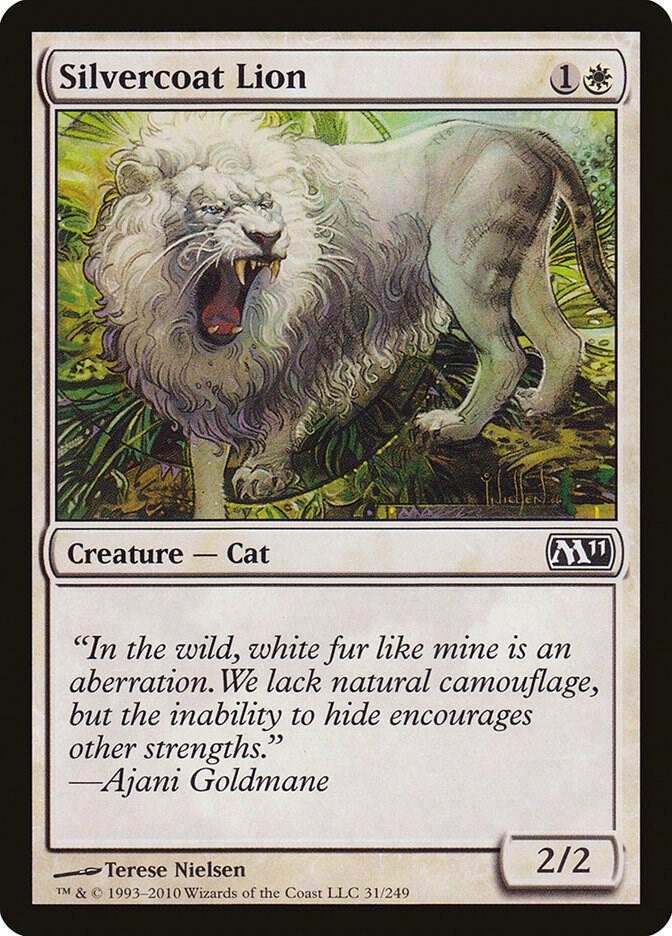 Silvercoat Lion 31/249 (Magic 2011 (M11)) 