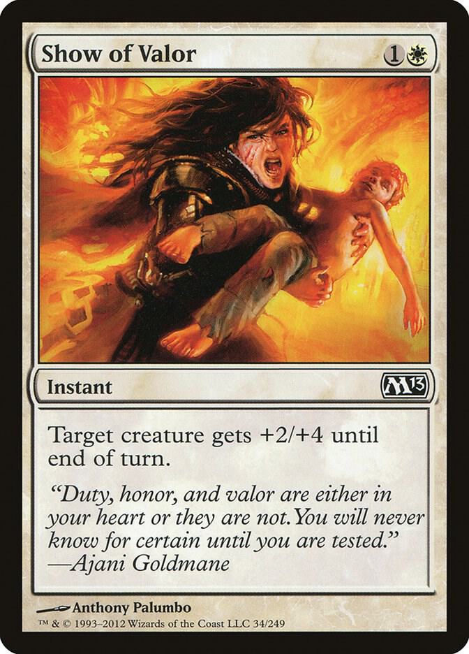 Show of Valor 34/249 (Magic 2013 (M13)) 