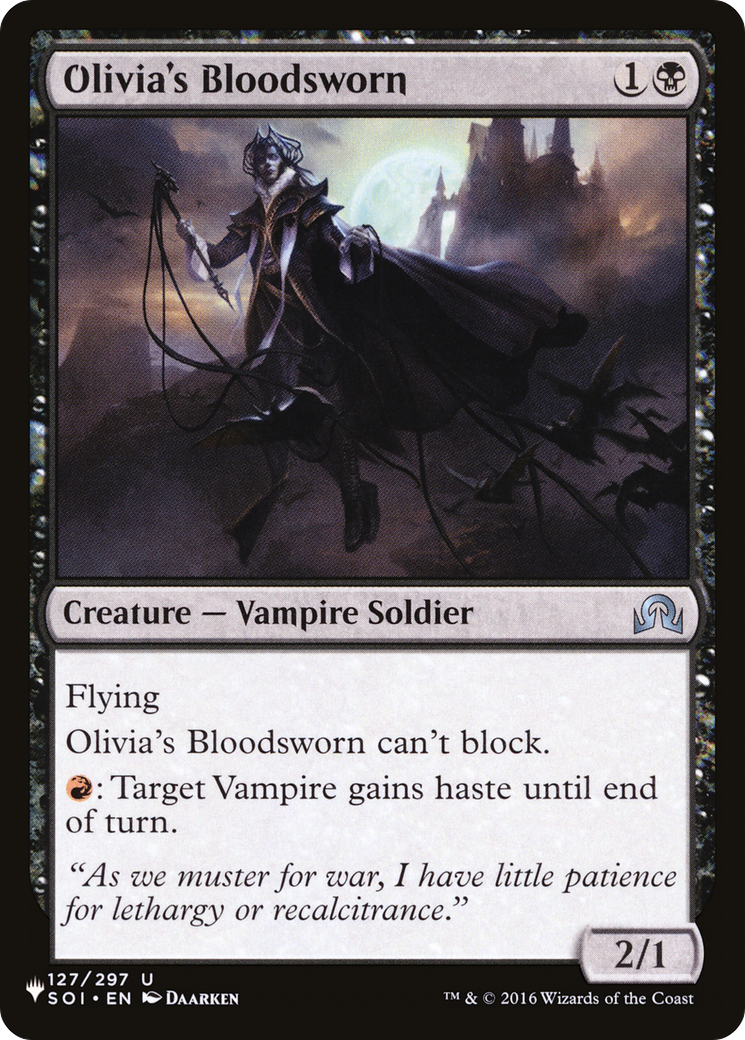 Olivia's Bloodsworn |  (SOI-127) [The List]