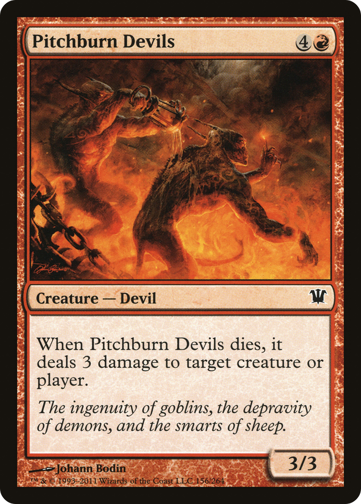 Pitchburn Devils [Innistrad] Foil