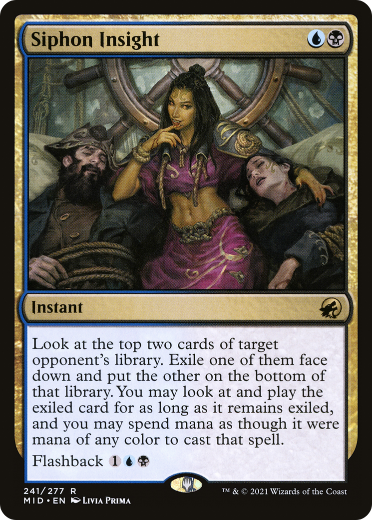 Siphon Insight [Innistrad: Midnight Hunt] Foil