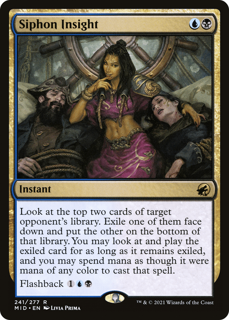 Siphon Insight [Innistrad: Midnight Hunt] Foil