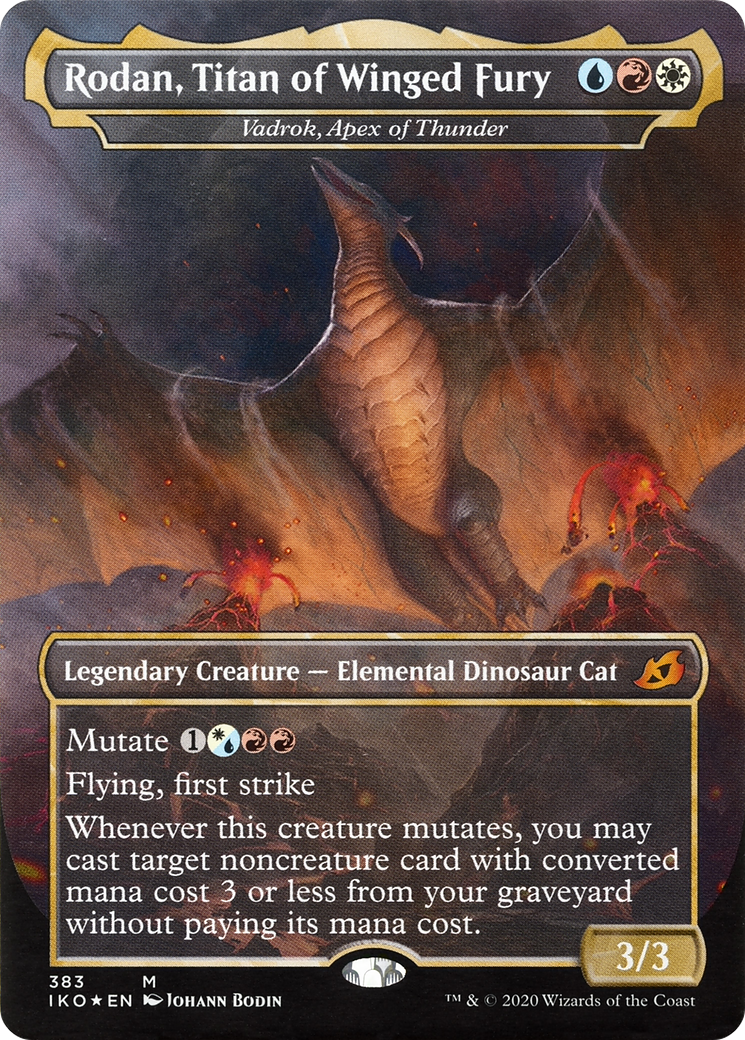 Vadrok, Apex of Thunder - Rodan, Titan of Winged Fury (Godzilla Series) [Ikoria: Lair of Behemoths] Foil