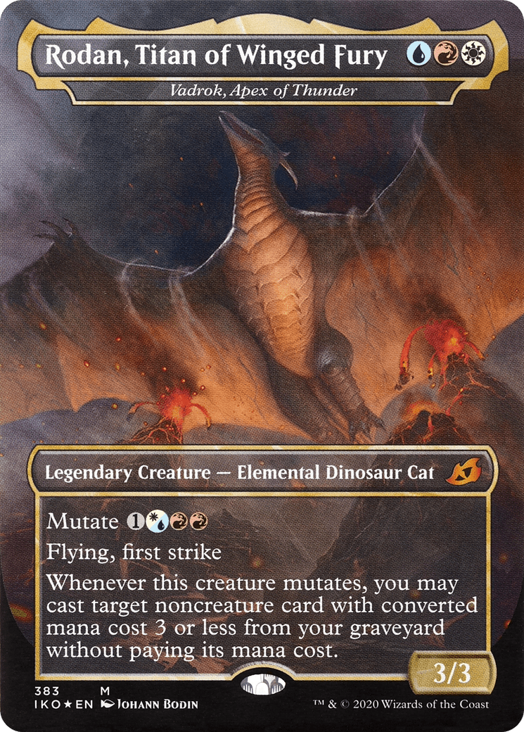 Vadrok, Apex of Thunder - Rodan, Titan of Winged Fury (Godzilla Series) [Ikoria: Lair of Behemoths] Foil