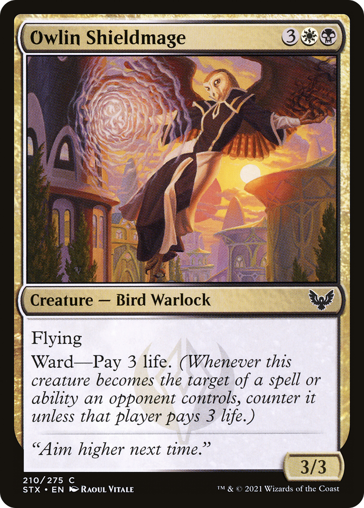 Owlin Shieldmage [Strixhaven: School of Mages] Foil