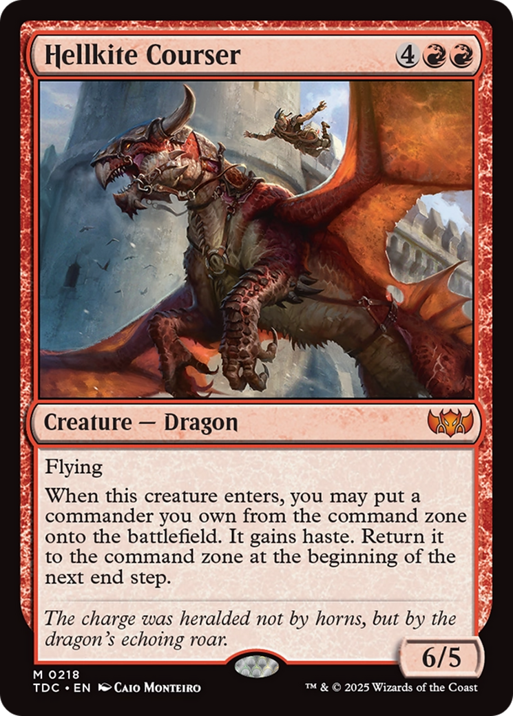 Hellkite Courser (218) [Commander: Tarkir: Dragonstorm]