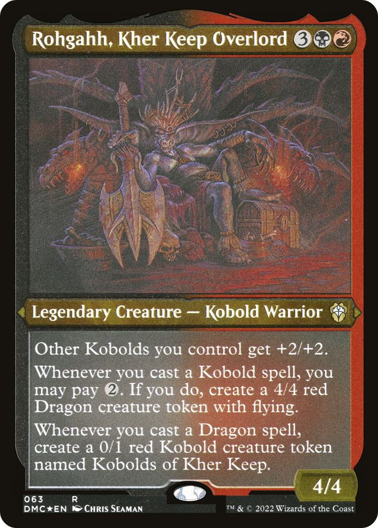 Rohgahh, Kher Keep Overlord (DMC-063) - Dominaria United Commander Etched Foil