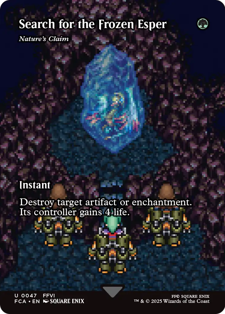 Search for the Frozen Esper - Nature's Claim (Showcase) (047) [FINAL FANTASY: Through the Ages]  Foil