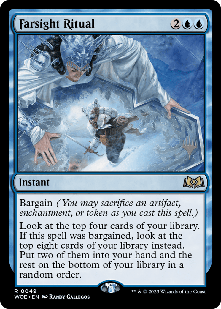 Farsight Ritual (Promo Pack) [Wilds of Eldraine Promos] Foil