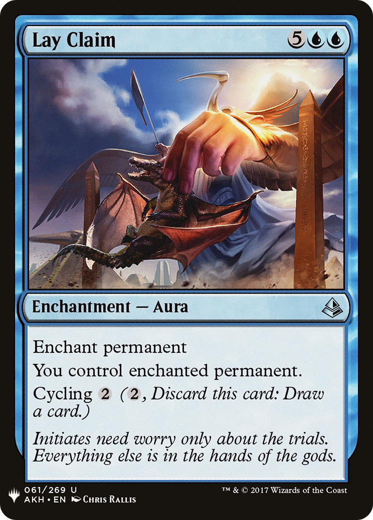 Lay Claim |  (AKH-61) [The List]