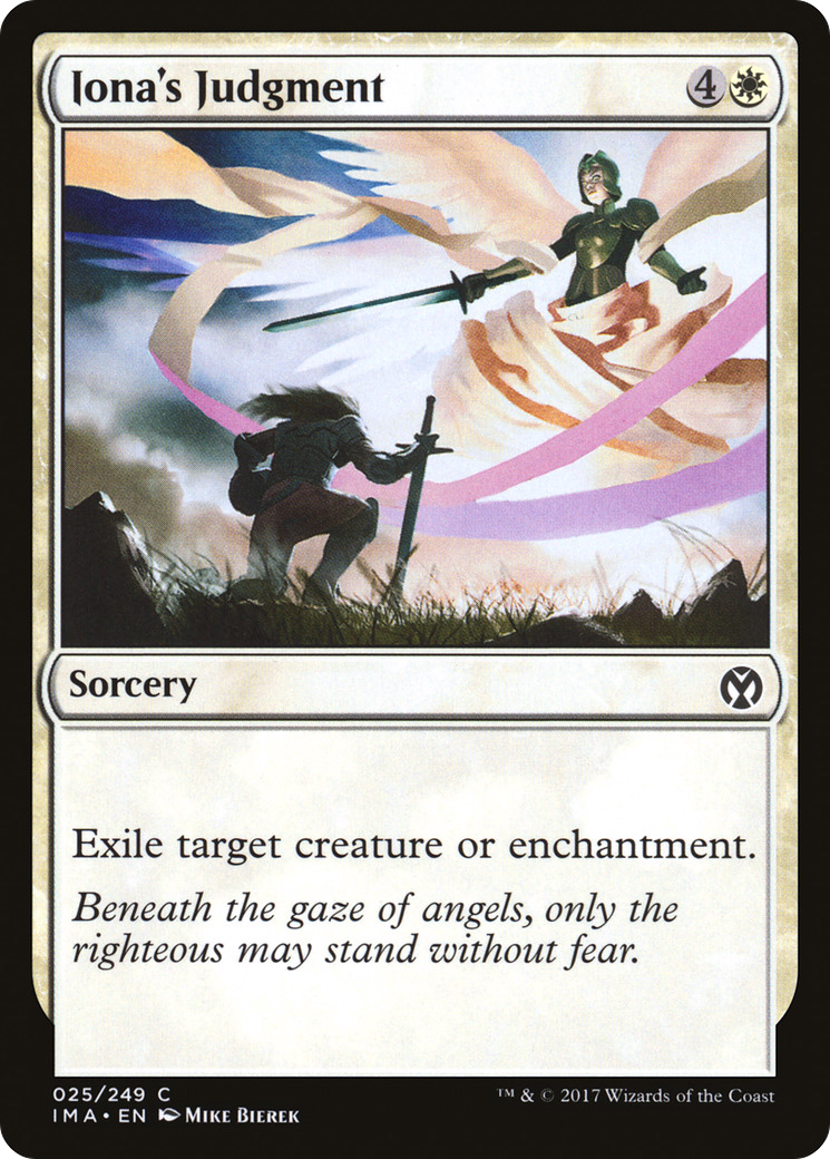 Iona's Judgment [Iconic Masters] Foil