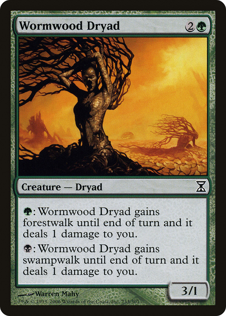 Wormwood Dryad [Time Spiral] Foil
