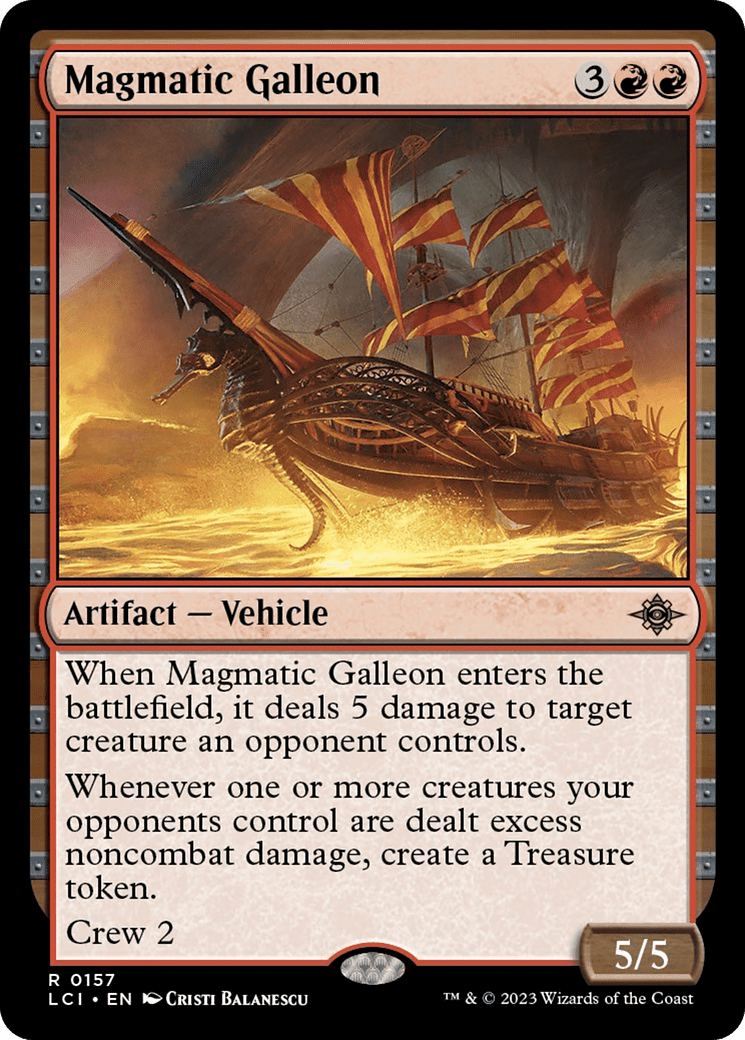 Magmatic Galleon [The Lost Caverns of Ixalan] Foil