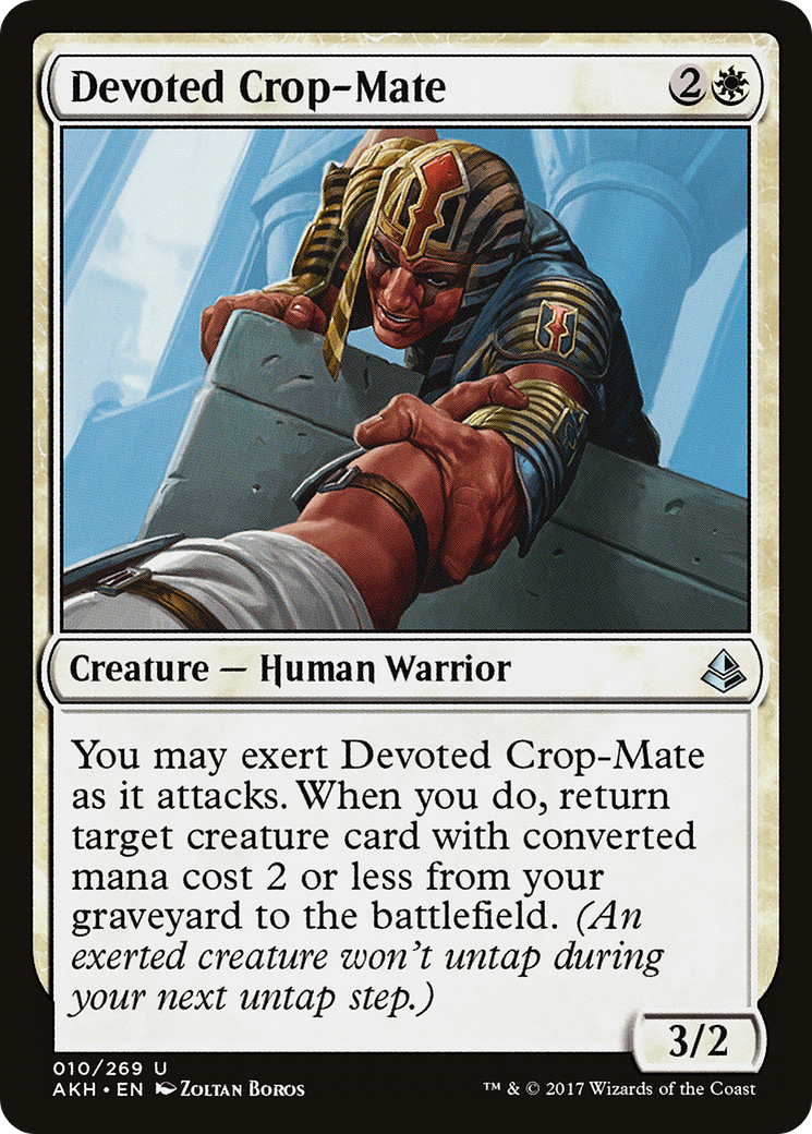 Devoted Crop-Mate [Amonkhet] Foil