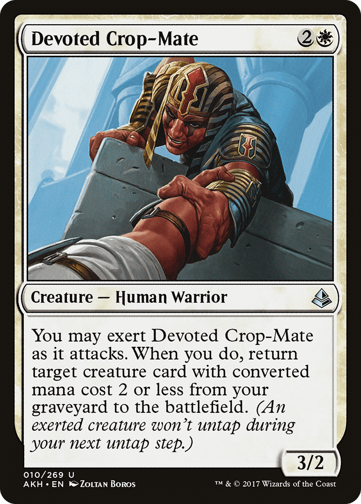 Devoted Crop-Mate [Amonkhet] Foil