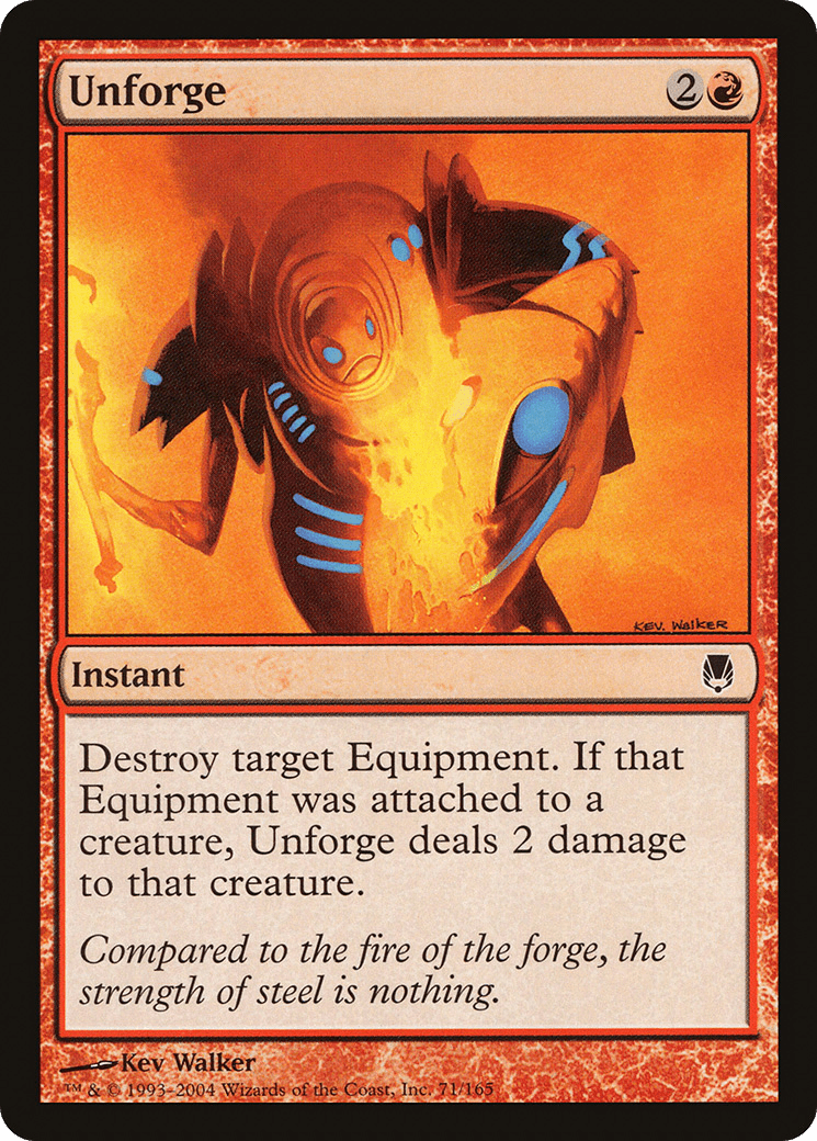 Unforge [Darksteel] Foil
