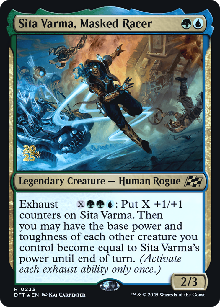 Sita Varma, Masked Racer (-223) [Prerelease Cards]  Foil