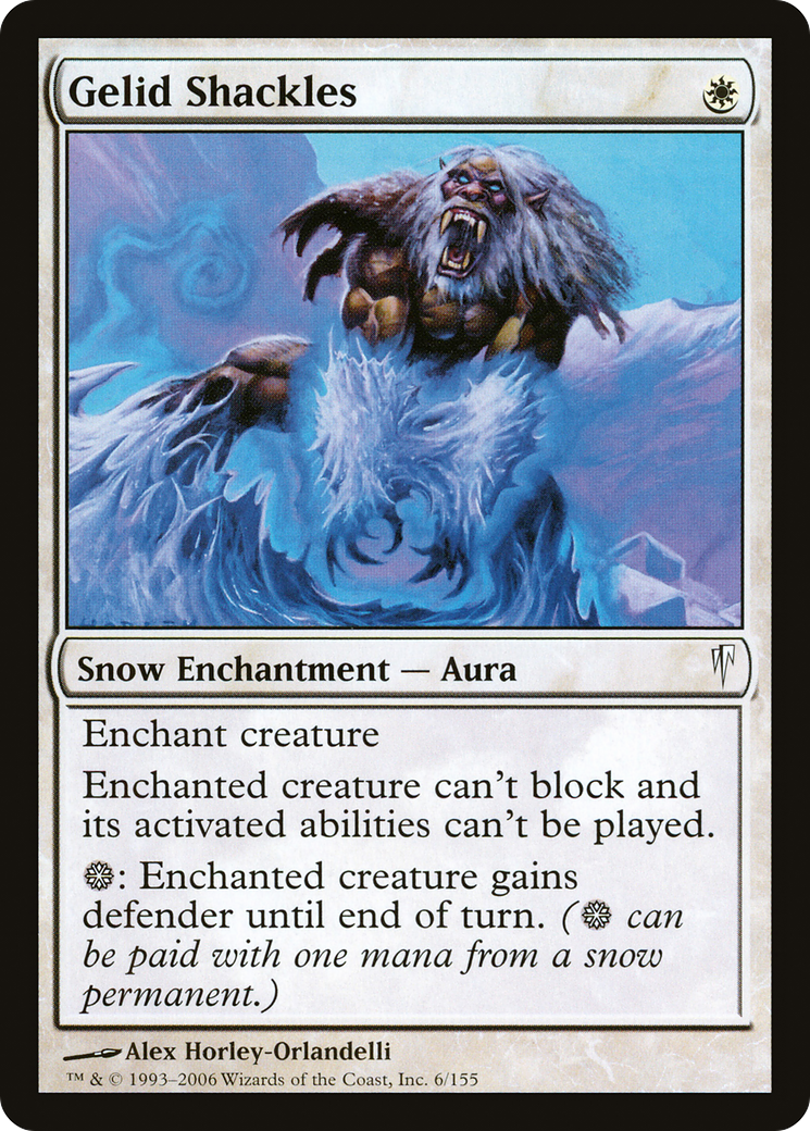 Gelid Shackles [Coldsnap] Foil
