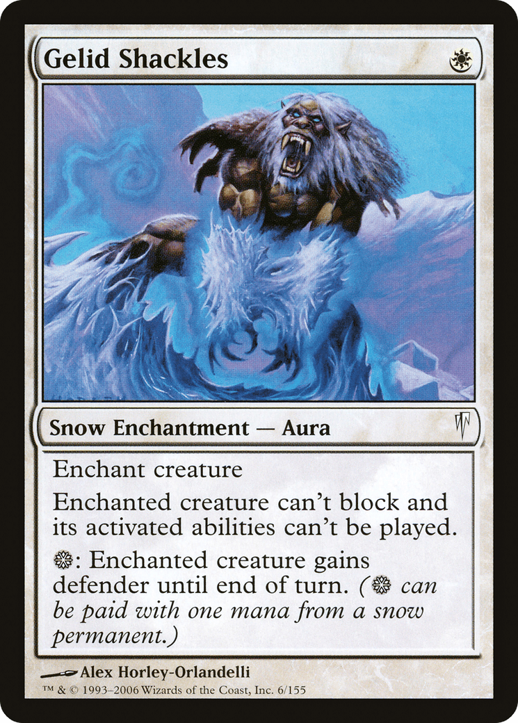 Gelid Shackles [Coldsnap] Foil